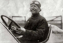 "WILD BILL" ENDICOTT, AT WHEEL OF RAHE SPECIAL