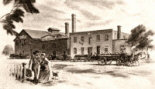 The Goetz Brewery in 1870