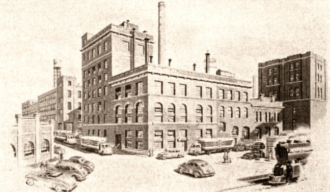 The M. K. Goetz Brewing Company in 1936.