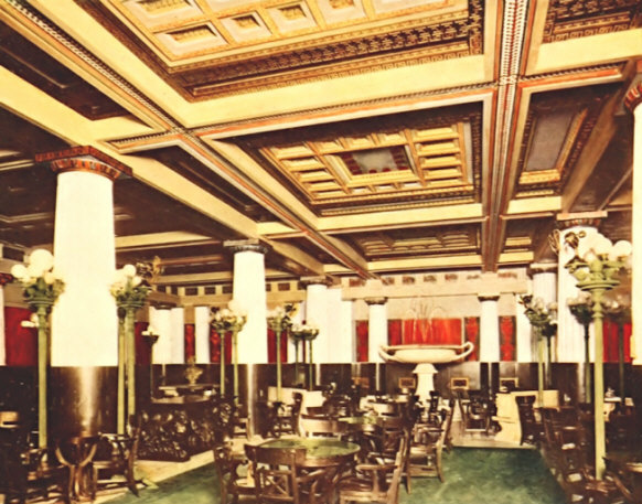 The Pompeiian Room at the Hotel Baltimore