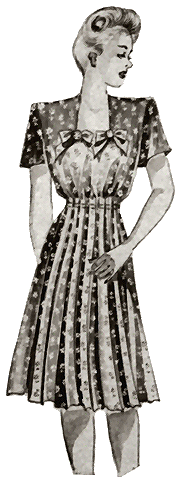 Flowered Dress for Moms-To-Be