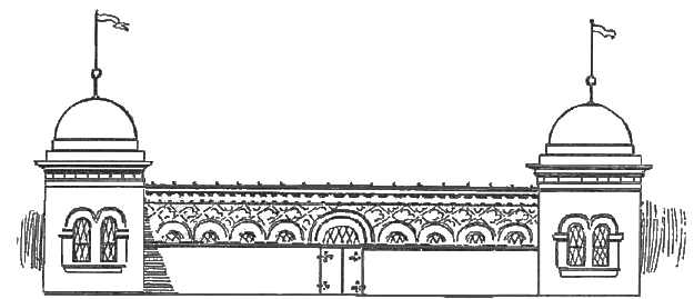 Front Elevation of the Free Public Baths.