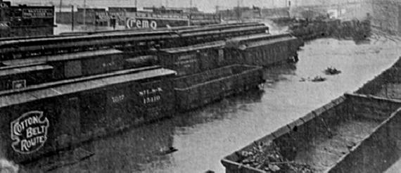 Northwest from the Bluff Street Bridge