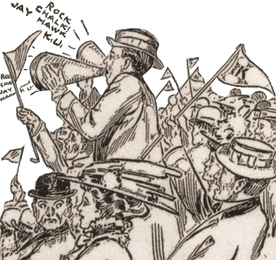 Crowds Fill the North Bleachers