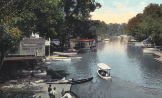 Boat Landing, Blue River at 15th Street.